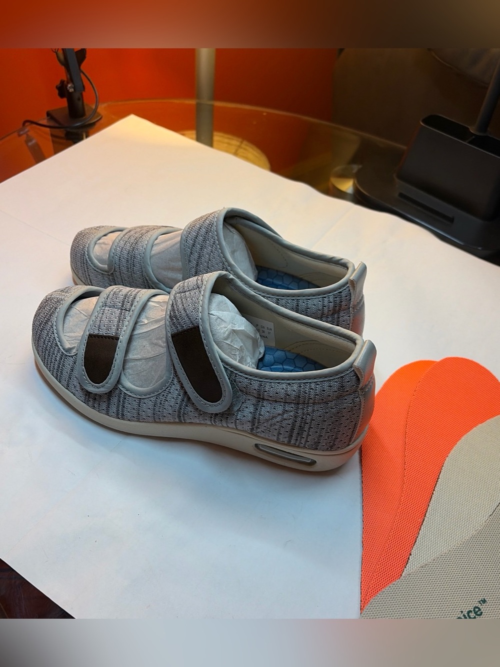 Women's Diabetic Shoes Extra Depth Accommodation, Custom Size 6
